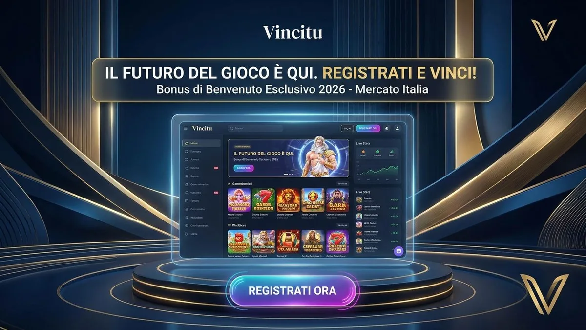 Registrazione con bonus su Vincitu